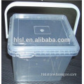 in mould labeling food plastic clear small plastic box